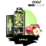APPLE OOO! BIGBOSS DTL/DL Disposable Vape POD 12000 Puffs 25ml Free Base large clouds with adjustable airflow and rechargeable battery