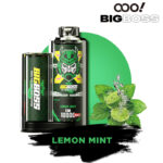 LEMON MINT OOO! BIGBOSS DTL/DL Disposable Vape POD 12000 Puffs 25ml Free Base large clouds with adjustable airflow and rechargeable