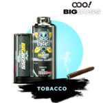 TOBACCO OOO! BIGBOSS DTL/DL Disposable Vape POD 12000 Puffs 25ml Free Base large clouds with adjustable airflow and rechargeable